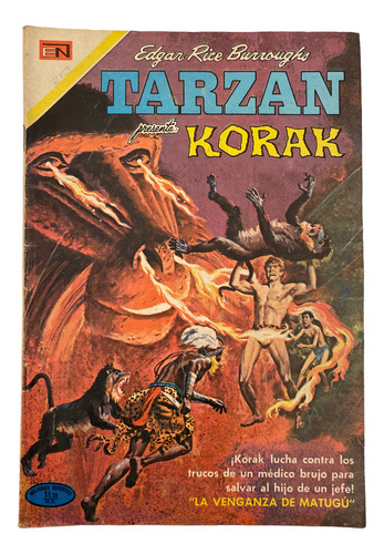 Comic Tarzan Presenta: Korak #283 Editorial Novaro Dic 1971 