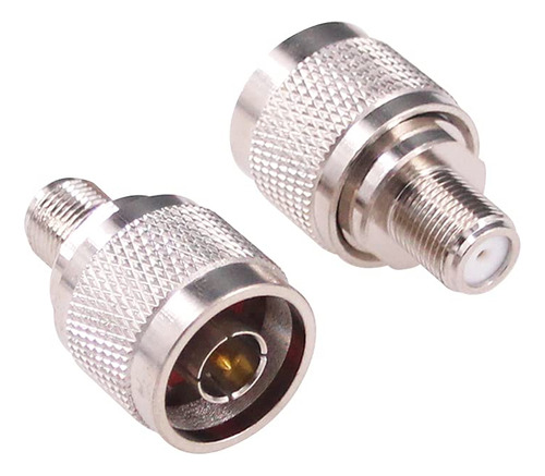 Rfaha 2pcs N A F Adaptador Coaxial Tipo N Macho A F Tipo Hem