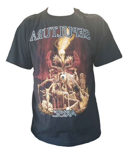 Camiseta Banda Sepultura Album Arise En Algodon
