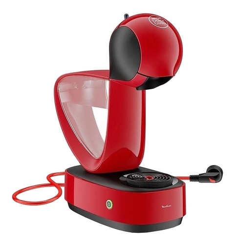 Cafetera Nescafé Moulinex Dolce Gusto Infinissima de corte manual roja para cápsulas monodosis 220V