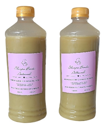 Shampoo Bomba Natural Artesanal,queda E Crescimento
