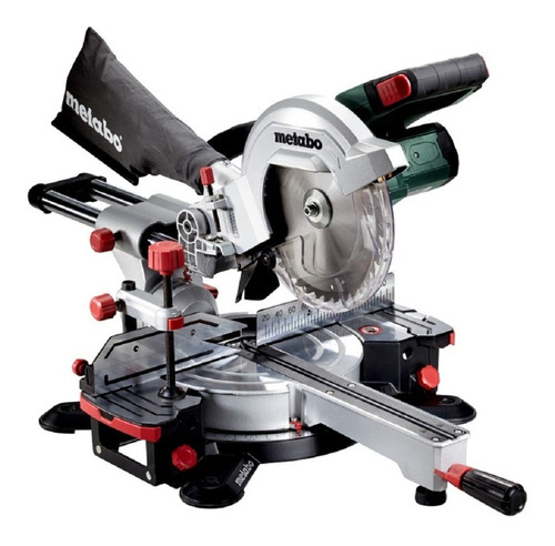 Sierra Ingletadora Telescópica Metabo 18v Laser Inalambrica