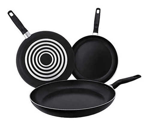 Imagen 6 de 7 de Juego 3 Sartenes T-fal 20 24 Y 30cm Combo Sartén *oferta*