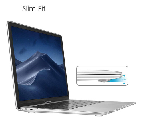Protector Funda Rígida Macbook Air 13.3 Mac M1 Transparente