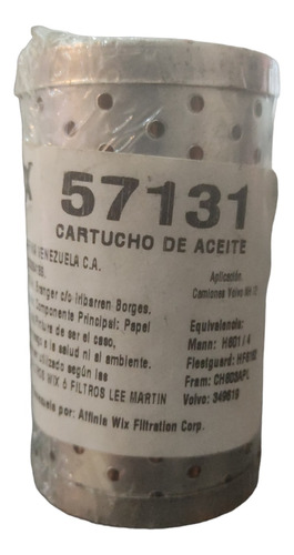 Filtro Aceite Direccion Hidraulica Iveco Volvo 1902137 57131