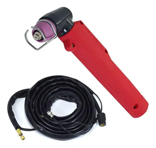 Antorcha De Plasma P80 Para Máquinas De Corte – Vástago Recto De Cerámica Y Plástico, Compatible Con Modelos CUT-50, CUT-100, Etc.