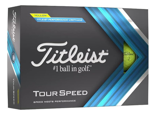 Pelotas Bolas De Golf Titleist Tour 12 Unidades Amarillo