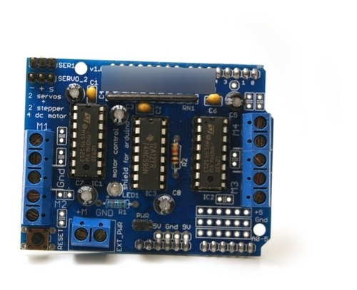 Tarjeta Controladora De Motores  Arduino L293