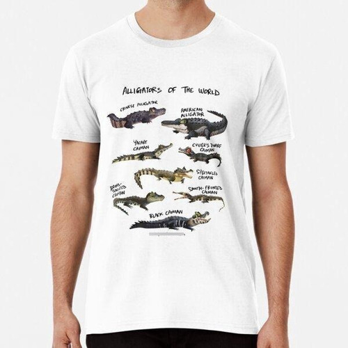 Remera Caimanes Del Mundo Algodon Premium 