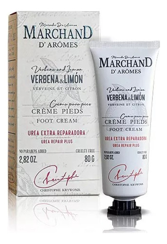 Marchand Crema De Pies 2 Unidades X 80grs Verbena Y Limón