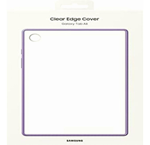 Samsung Galaxy Tab A8 Clear Edge Cover Violeta