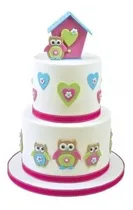 Comprar Cortante X4 Búho Lechuza Galleta Fondan Porcelana Fria Torta