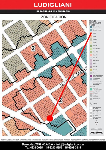 Imagen 5 de 7 de Coghlan Dr P Ignacio Rivera 3159 Lote De 8.79x 39.50 U. S. A. A. Apto 1900 M²