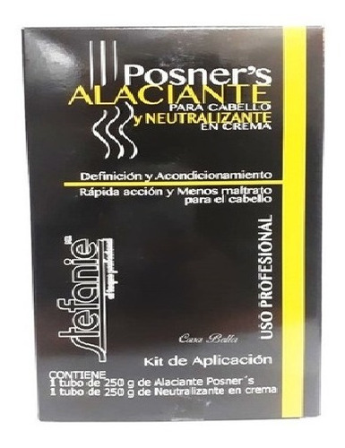 Alaciante Permanente Stefanie 250g