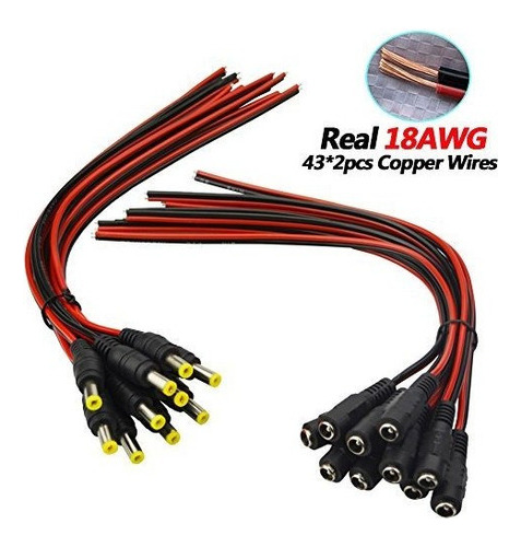 [cables 18awg 43x2pcs Reales] Cable Colector De Alimentacion