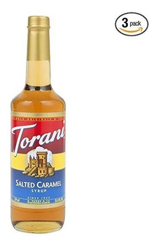 Torani Jarabe Salados Caramelo 750-ml (pack De 3)