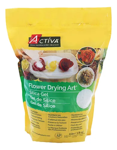 Gel De Sílice P/secado De Flores Activa Art Silica Gel 1,8k