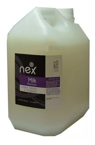 Shampoo Nex X 4l Milk Reconstruccion Capilar Profesional
