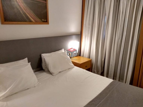 Imagem 13 de 19 de Flat Para Locação, 01 Quarto, 01 Vaga - Centro De Santo André / Sp - 91751
