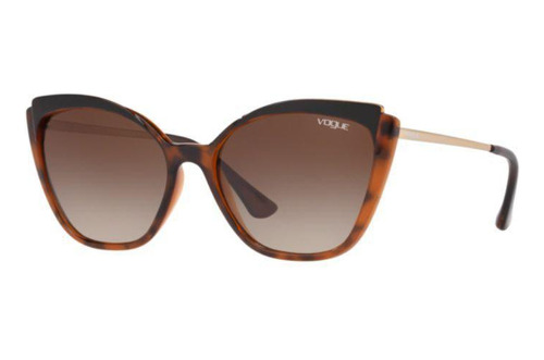 Óculos Sol Vogue Vo5266s W65613 57 Marrom Havana Brilho