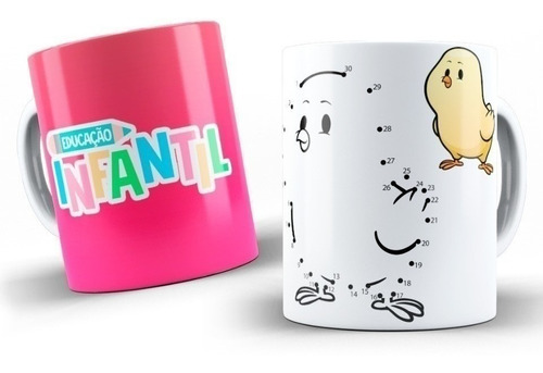 Plantillas Sublimación Tazas Infantiles Para Pintar Vol.2