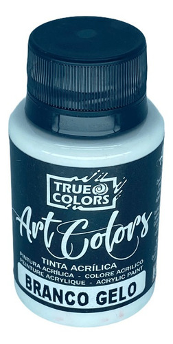 Tinta Acrilica Artcolors Artesanato True Colors 60ml - Cores Cor Branco/Gelo