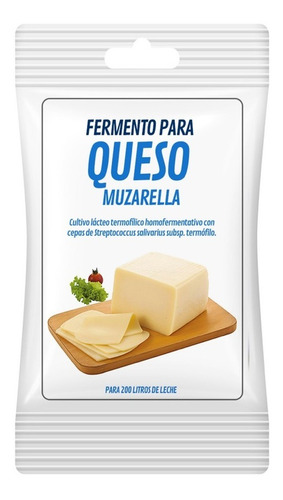 Fermento Para Queso Muzarella Y Requesón Casero De Calidad