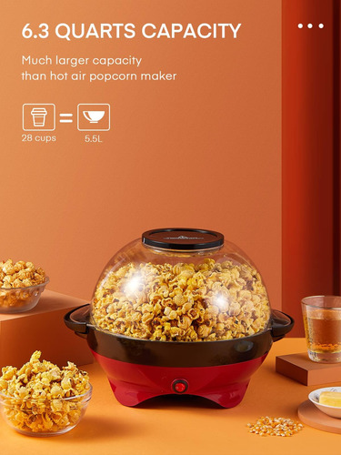 Housnat Máquina De Palomitas De Maíz, Máquina De Palomitas D