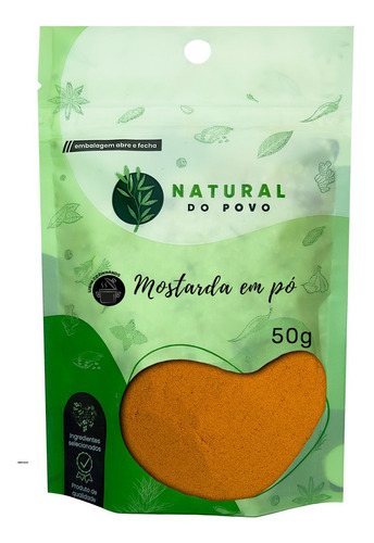 Mostarda Em Pó Produto 100% Natural Qualidade Premium