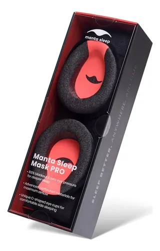 Manta Sleep Pro アイマスク Máscara De Dormir Manta Sleep Pro 100% Bloqueadora De Luz Preto