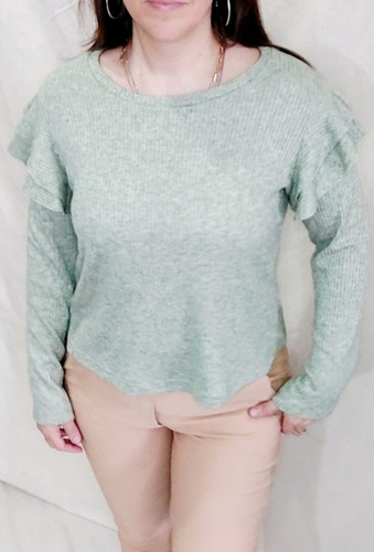 Sweater De Lana Y Lycra