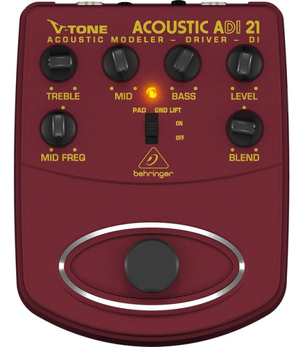 Behringer Pedal Adi-21 Para Guitarra Clasica