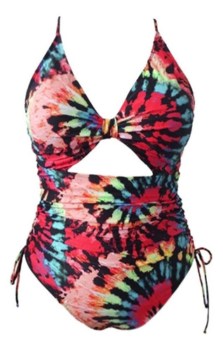 Monokini De Una Pieza Con Estampado De Traje De Baño De Tall