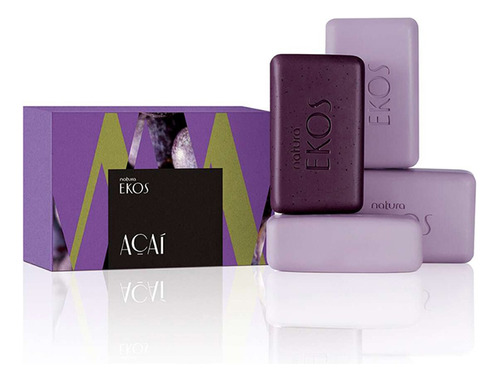 Jabon Ekos Acai X 4 U Cremosos Y Exfoliante - Aroma A Ti