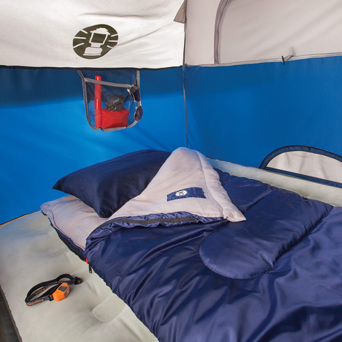 Carpa Coleman Sundome Para 2 Personas, Color Azul Marino
