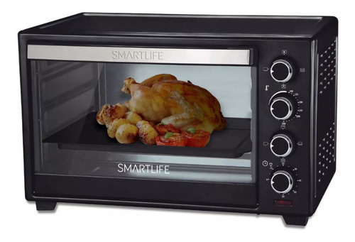 Horno de mesa eléctrico Smartlife SL-TOR060 60L negro 220V