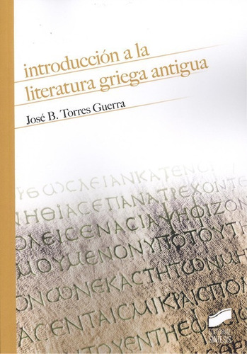 Introduccion A La Literatura Griega Antigua