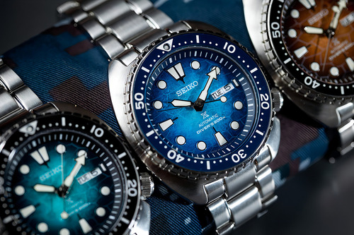 Seiko Prospex Us Special Edition Ocean Conservation Turtle Diver 200 M Reloj Automático Para Hombre Con Esfera Azul Srph59, Azul, Buceador