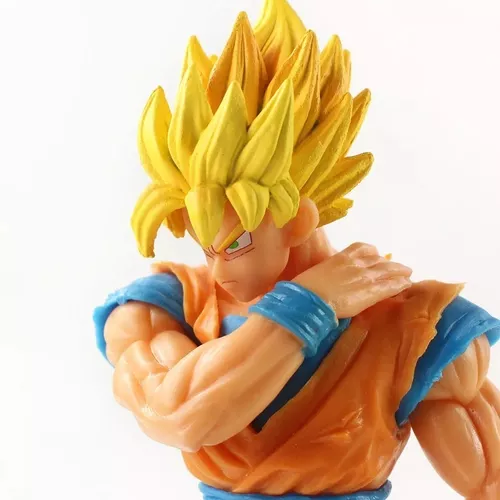 Boneco Goku Super Saiyan Dragon Ball Super 16cm F0099-5 Fun na