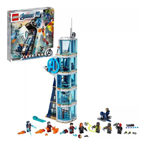 Kit Lego Marvel Batalla En La Torre De Los Vengadores 76166
