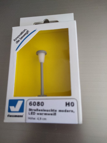 Imagen 2 de 5 de Farol De Iluminacion, Escala H0, Viessmann 6080, Luz Led