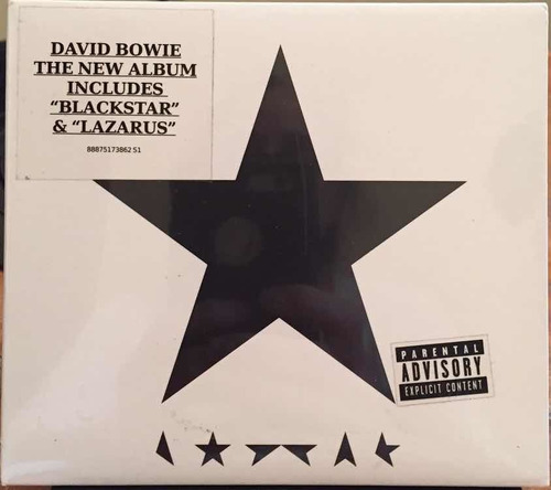 David Bowie - The New Álbum Blackstar. Cd. Album.