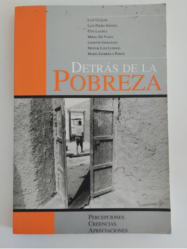 Libro Detrás De La Pobreza. Ucab