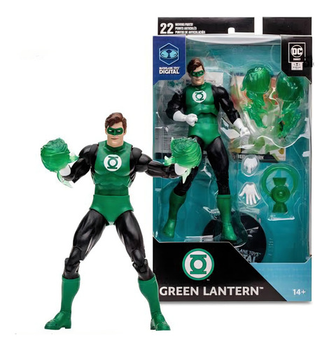 Green Lantern - Silver Age - Hal Jordan - Mcfarlane Toys (Usado)