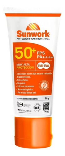 Protector Solar Sunwork 60 G