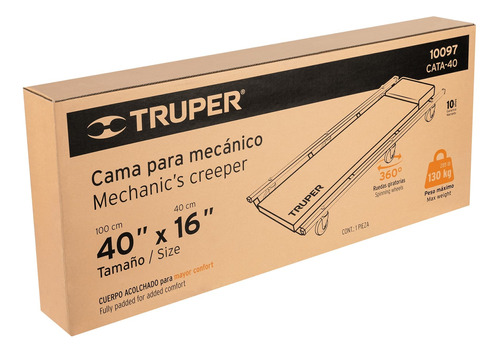 Cama Truper Acero Cata-40