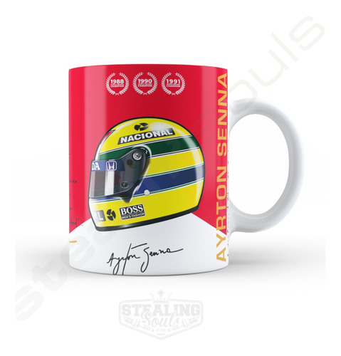 Taza Fierrera - Ayrton Senna #39 | World F1 Champion Edition