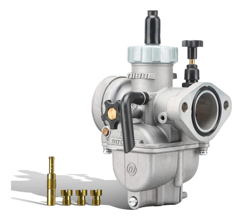 Nibbi Pe17mm Carburetor Para 80cc-100cc Motor De Motos Flang