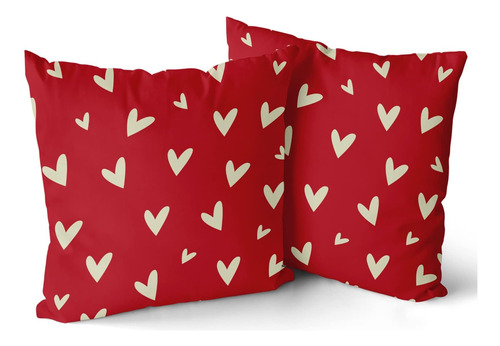 Cubiertas De Almohadas De Día De San Valentín 18x18 De 2 Red