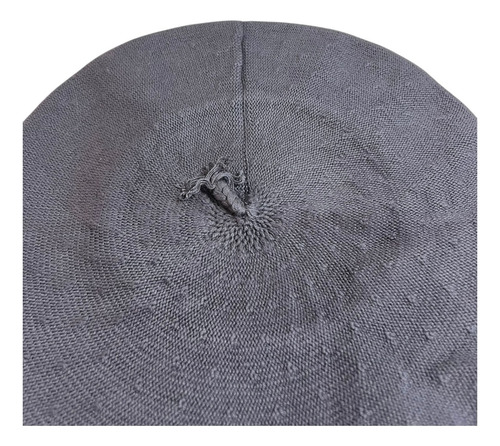 Boina Vasca Euskadi De Algodón Vuelo 28cm Sin Tafilete Gris Oscuro 28cm